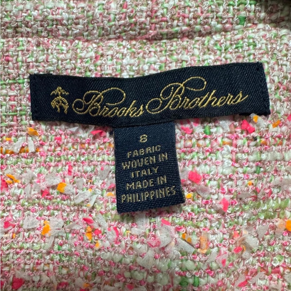 Brooks Brothers Pink Tweed Dress, Skirt & Jacket Set - Sizes 6 & 8 - Picture 9 of 13